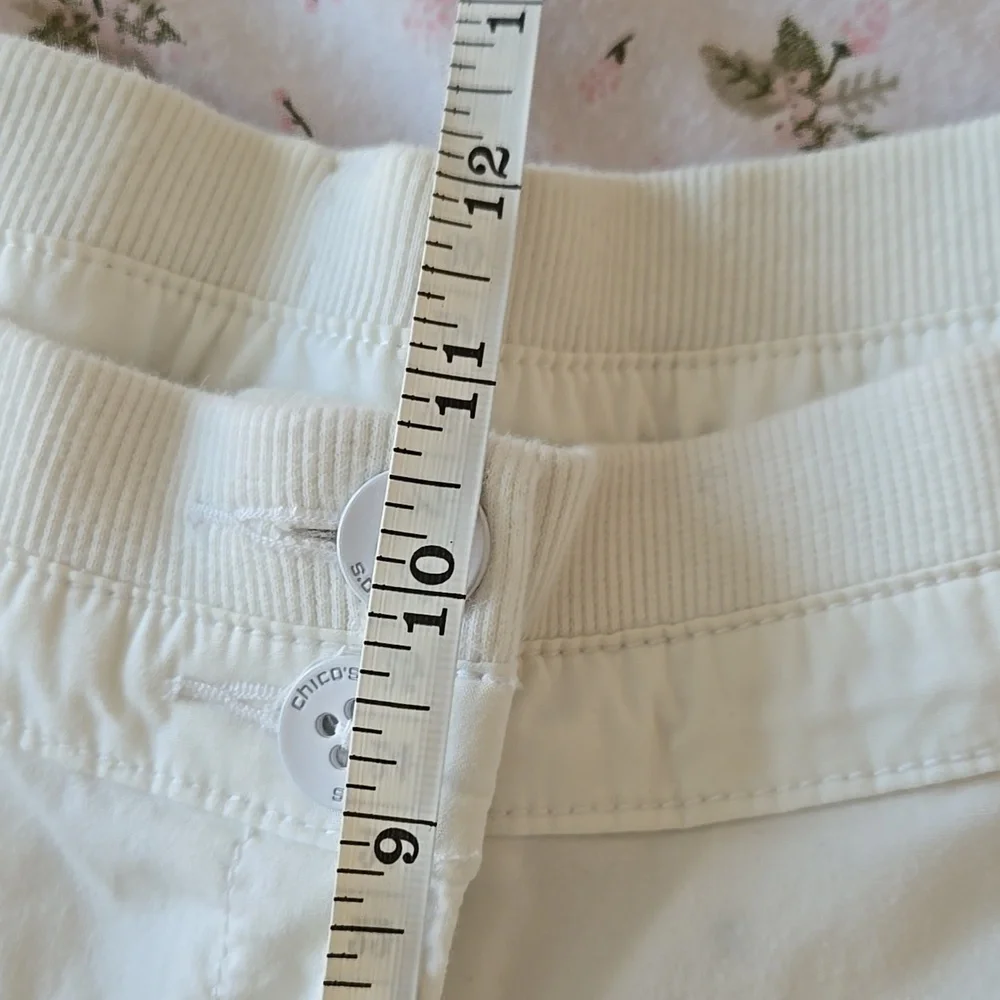 White Cargo Pants - Picture 8 of 10